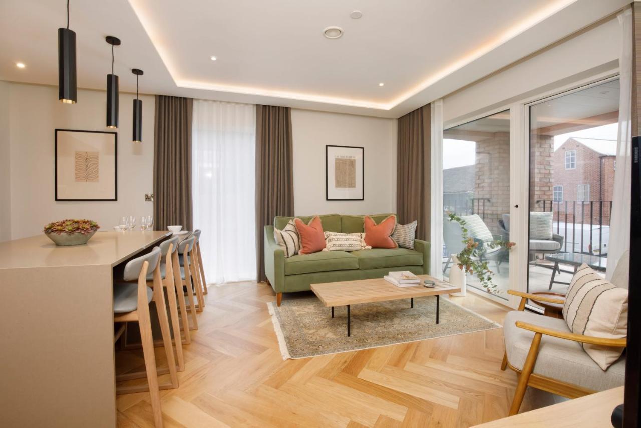 Apartment 21 Hudson Quarter Luxury Apartments-Free Parking 1 Car York Exteriör bild
